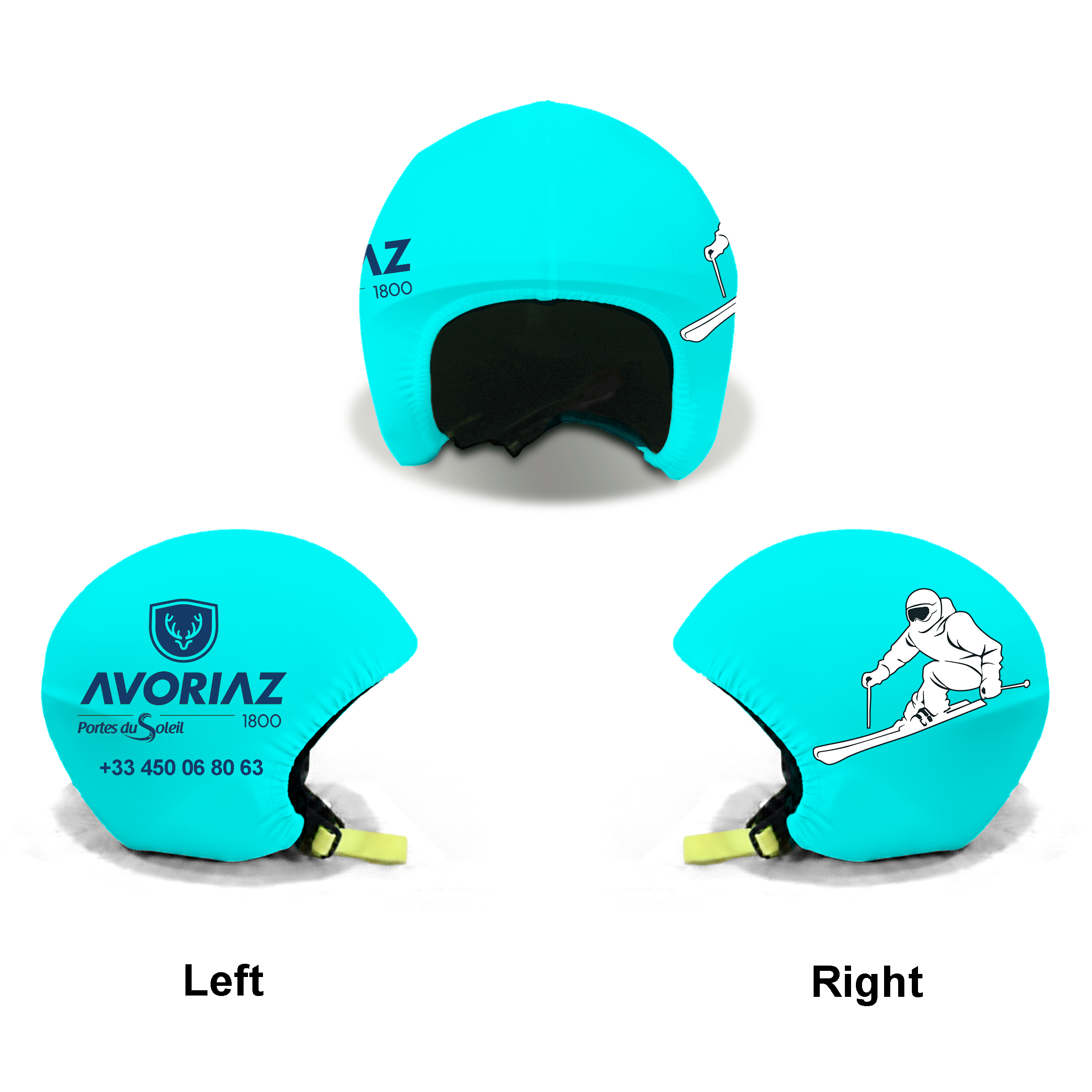 	Copri Casco da Sci Personalizzato con Logo