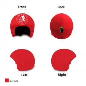 copri casco da sci personalizzati per sci club