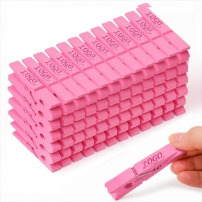 Mollette in Legno Personalizzate con Logo per Hotel e R...