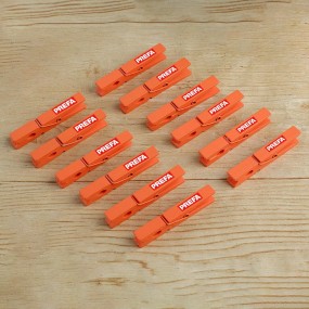 Mollette da Bucato in Legno Personalizzate con Logo