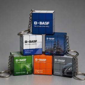 Portachiavi Cubo di Rubik con Stampa Logo | Gadget Pubb...