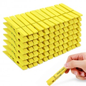 Mollette in Legno con Logo Personalizzato per Promozion...