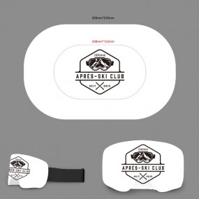 Copri Maschera da Sci Personalizzato con Logo | Ski Gog...
