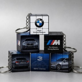 Portachiavi Cubo Magico Personalizzato con Logo Azienda...