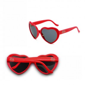 Occhiali da sole a cuore personalizzati con logo | Prod...